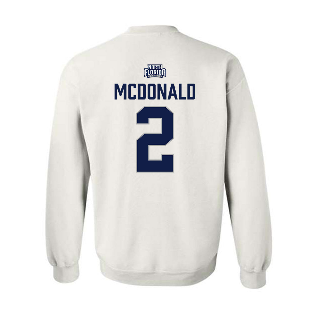 UNF - NCAA Women's Volleyball : Leah McDonald - Classic Shersey Crewneck Sweatshirt-1