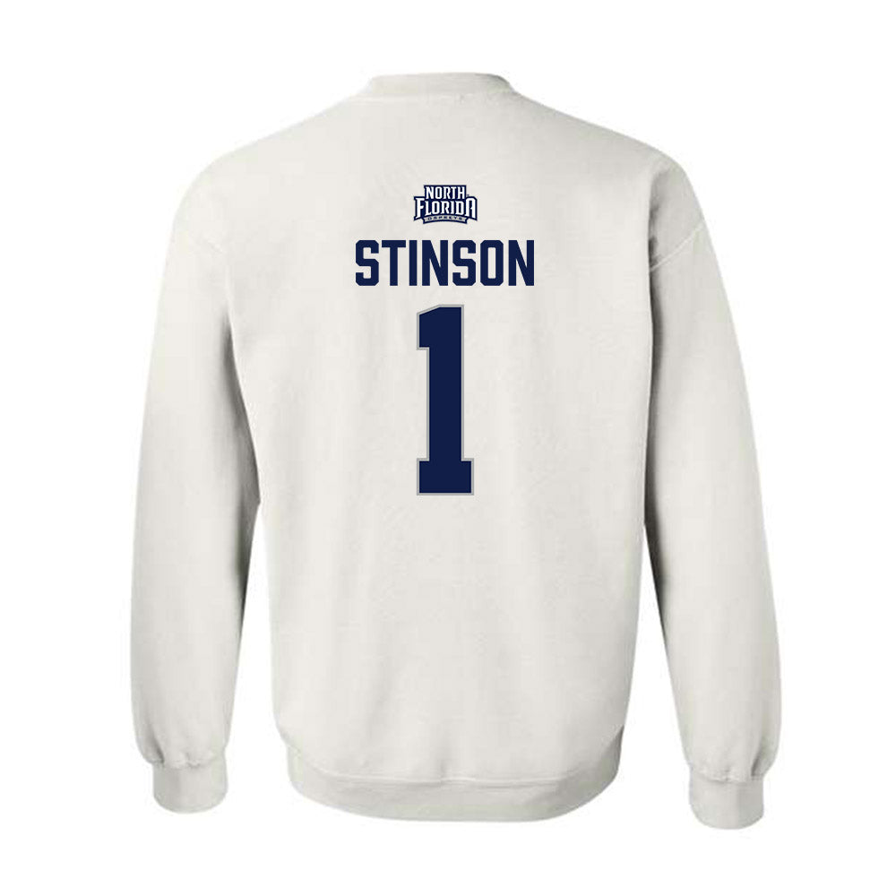 UNF - NCAA Women's Basketball : Jamisyn Stinson - Classic Shersey Crewneck Sweatshirt-1