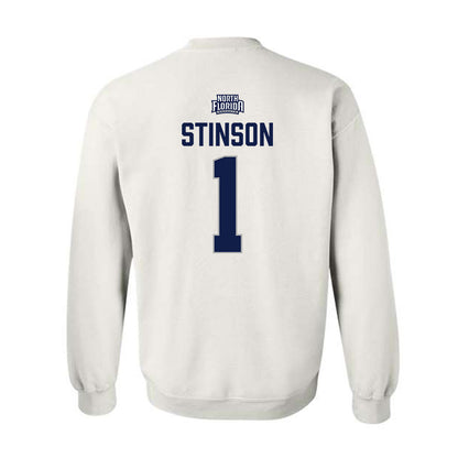 UNF - NCAA Women's Basketball : Jamisyn Stinson - Classic Shersey Crewneck Sweatshirt-1