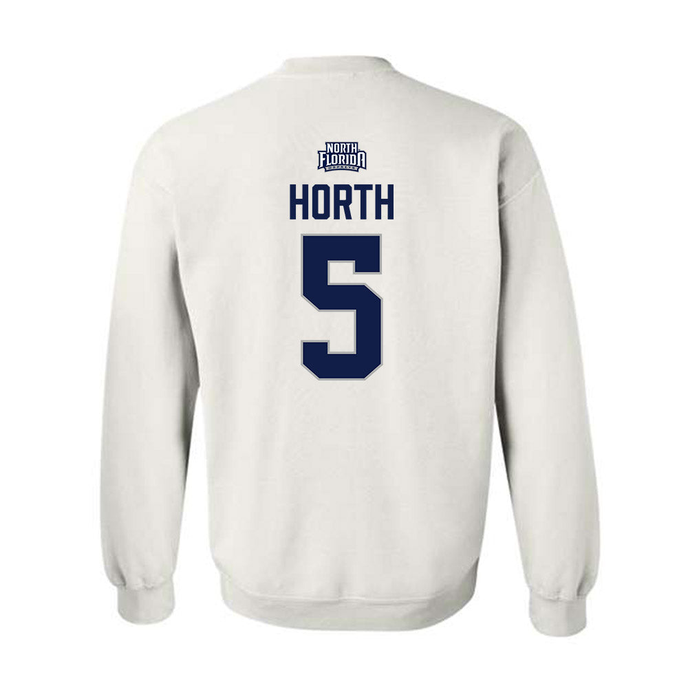 UNF - NCAA Women's Soccer : Skya Horth - Classic Shersey Crewneck Sweatshirt-1