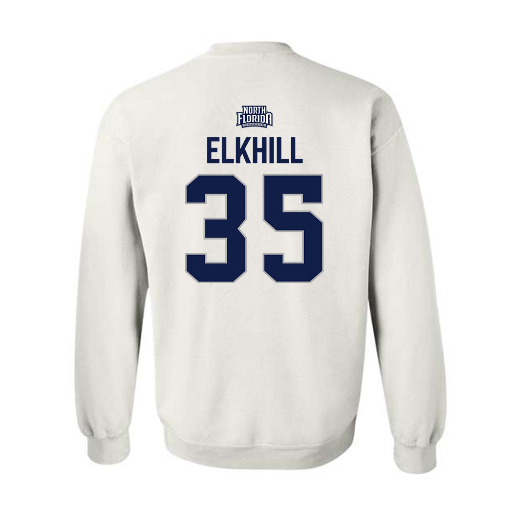 UNF - NCAA Baseball : Andrew Elkhill - Classic Shersey Crewneck Sweatshirt-1