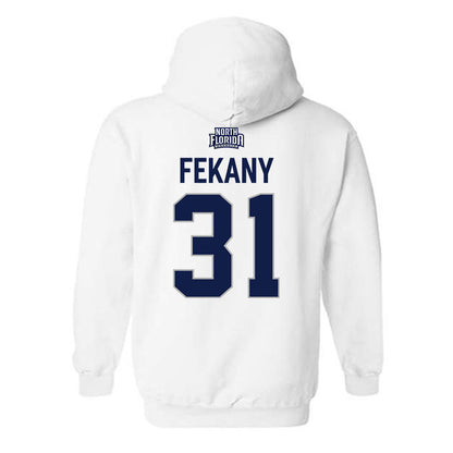 UNF - NCAA Women's Soccer : Allie Fekany - Classic Shersey Hooded Sweatshirt-1