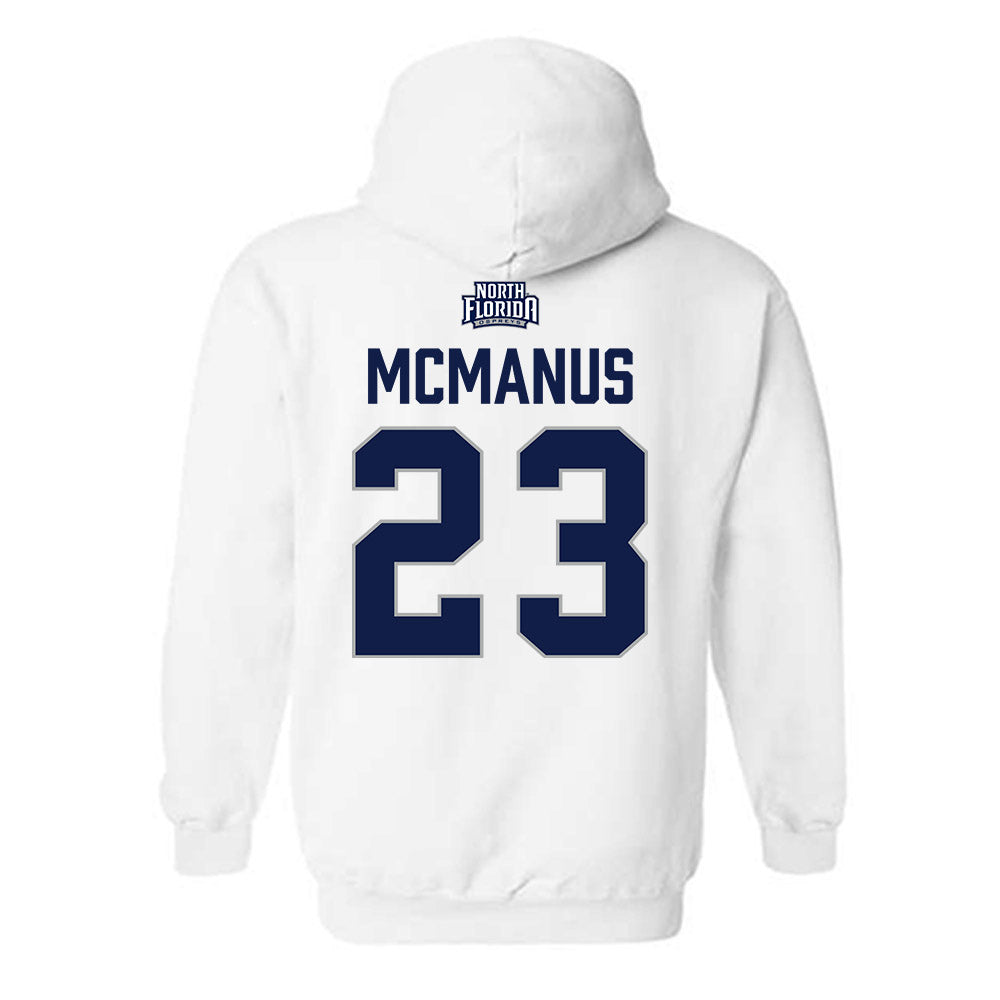 UNF - NCAA Men's Soccer : Brian McManus - Classic Shersey Hooded Sweatshirt-1
