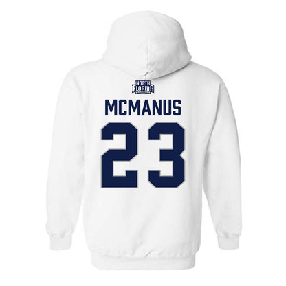 UNF - NCAA Men's Soccer : Brian McManus - Classic Shersey Hooded Sweatshirt-1