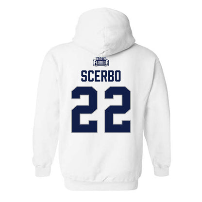 UNF - NCAA Women's Soccer : Emery Scerbo - Classic Shersey Hooded Sweatshirt-1