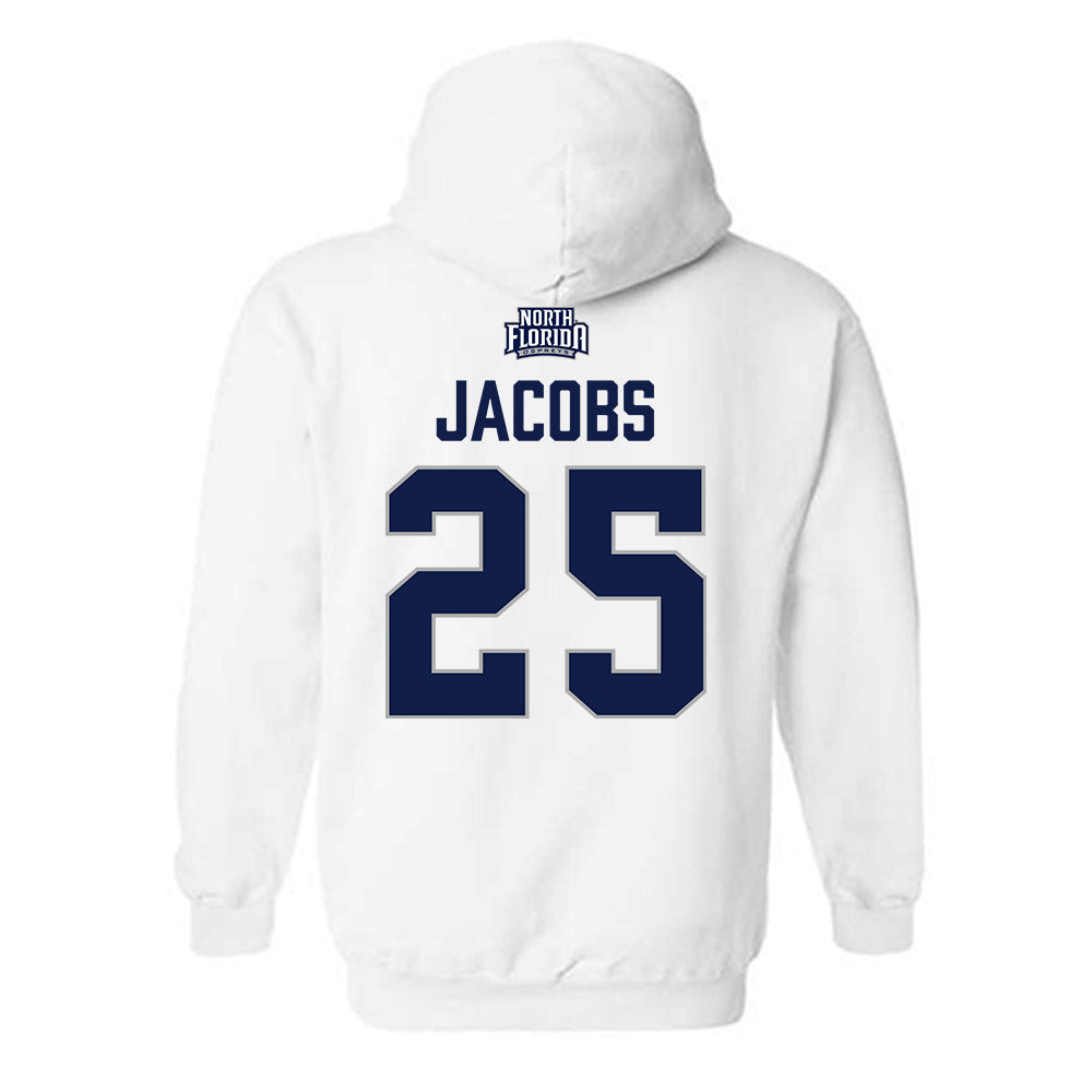 UNF - NCAA Men's Basketball : Gabriel Jacobs - Classic Shersey Hooded Sweatshirt-1