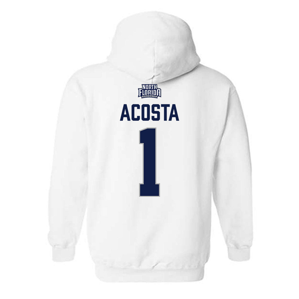 UNF - NCAA Baseball : Jonathan Acosta - Classic Shersey Hooded Sweatshirt-1