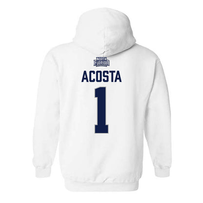 UNF - NCAA Baseball : Jonathan Acosta - Classic Shersey Hooded Sweatshirt-1