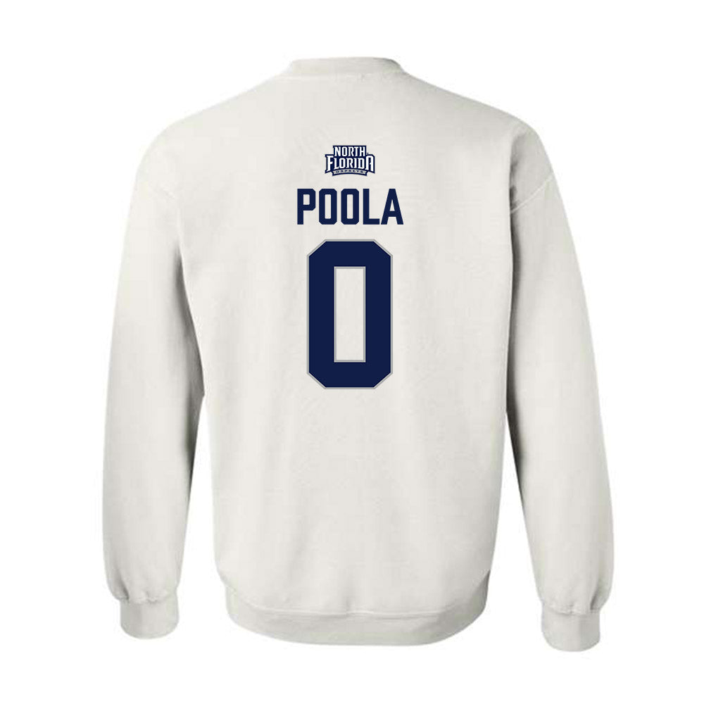 UNF - NCAA Men's Soccer : Akash Poola - Classic Shersey Crewneck Sweatshirt-1
