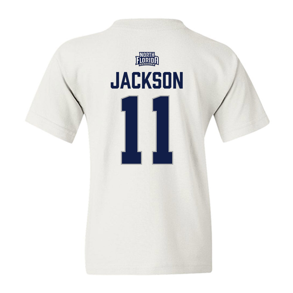 UNF - NCAA Men's Basketball : Kent Jackson - Classic Shersey Youth T-Shirt-1
