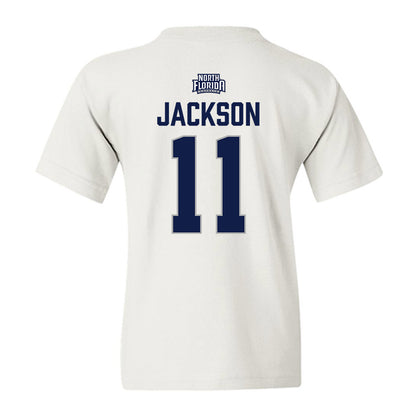 UNF - NCAA Men's Basketball : Kent Jackson - Classic Shersey Youth T-Shirt-1
