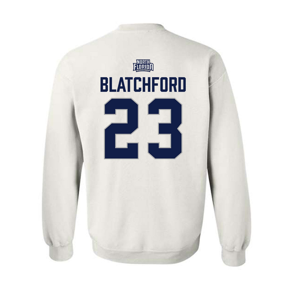 UNF - NCAA Women's Basketball : Elle Blatchford - Classic Shersey Crewneck Sweatshirt-1