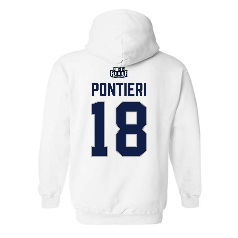 UNF - NCAA Women's Soccer : sophia pontieri - Classic Shersey Hooded Sweatshirt-1