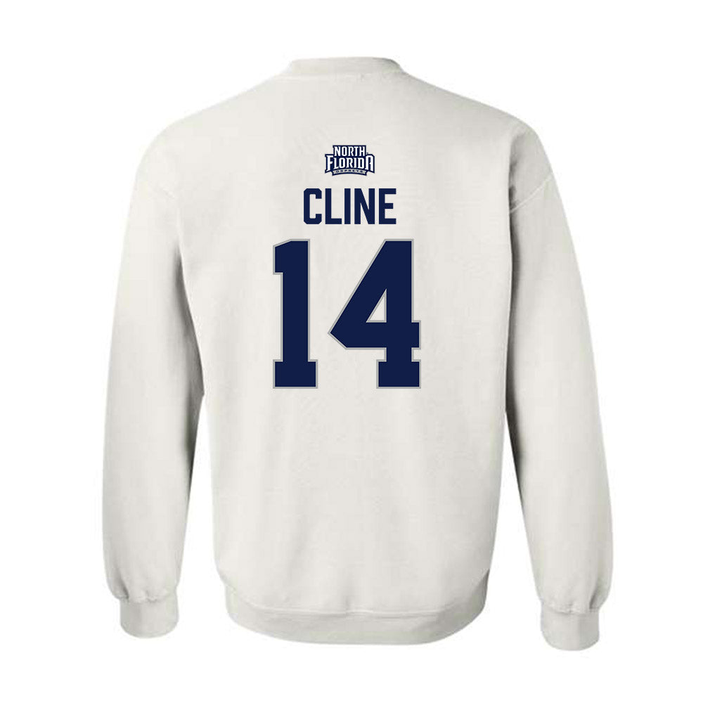 UNF - NCAA Baseball : Fletcher Cline - Classic Shersey Crewneck Sweatshirt-1