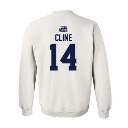 UNF - NCAA Baseball : Fletcher Cline - Classic Shersey Crewneck Sweatshirt-1