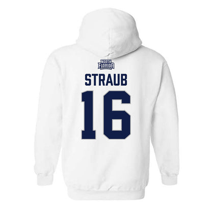 UNF - NCAA Women's Soccer : KJ Straub - Classic Shersey Hooded Sweatshirt-1