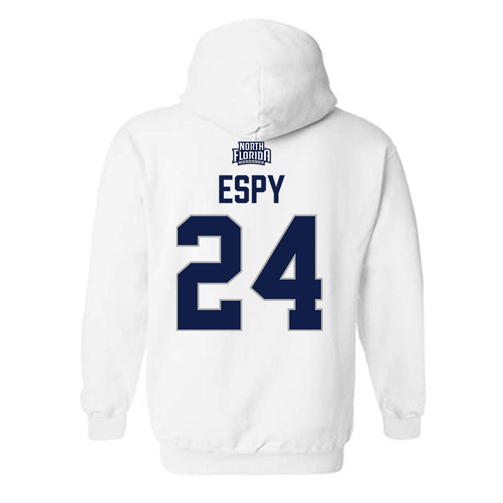 UNF - NCAA Beach Volleyball : Madison Espy - Classic Shersey Hooded Sweatshirt-1