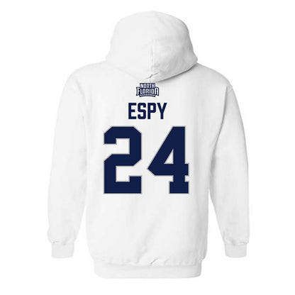 UNF - NCAA Beach Volleyball : Madison Espy - Classic Shersey Hooded Sweatshirt-1