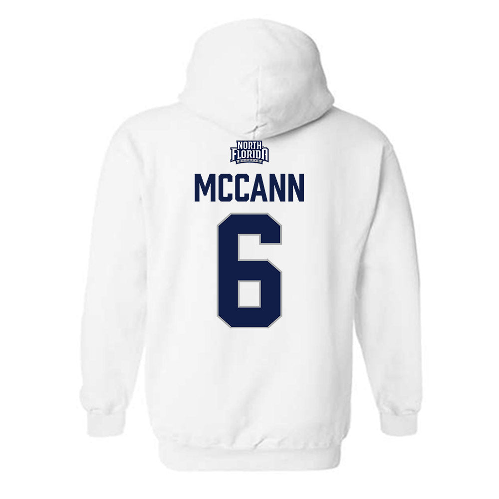 UNF - NCAA Women's Soccer : Natalie McCann - Classic Shersey Hooded Sweatshirt-1