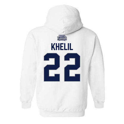 UNF - NCAA Men's Soccer : Anton Khelil - Classic Shersey Hooded Sweatshirt-1