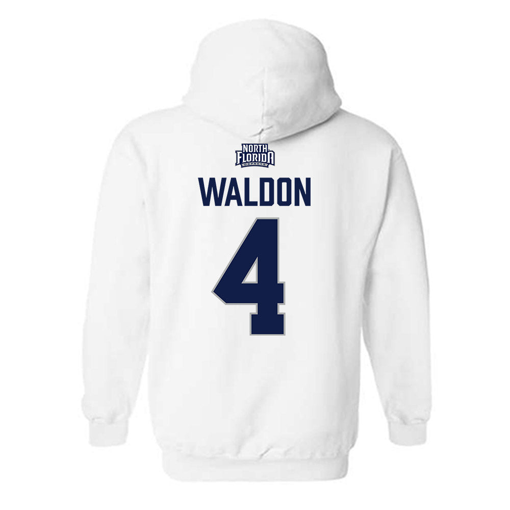 UNF - NCAA Women's Basketball : Alonya Waldon - Classic Shersey Hooded Sweatshirt-1