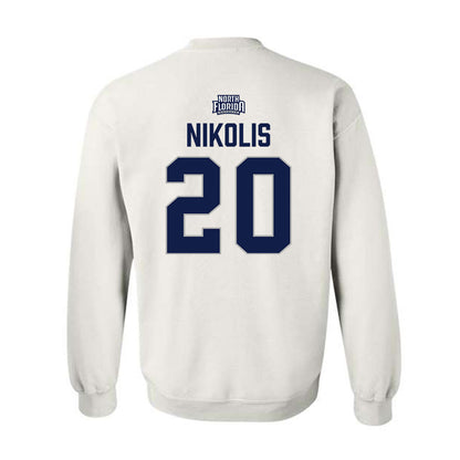 UNF - NCAA Baseball : Trevor Nikolis - Classic Shersey Crewneck Sweatshirt-1