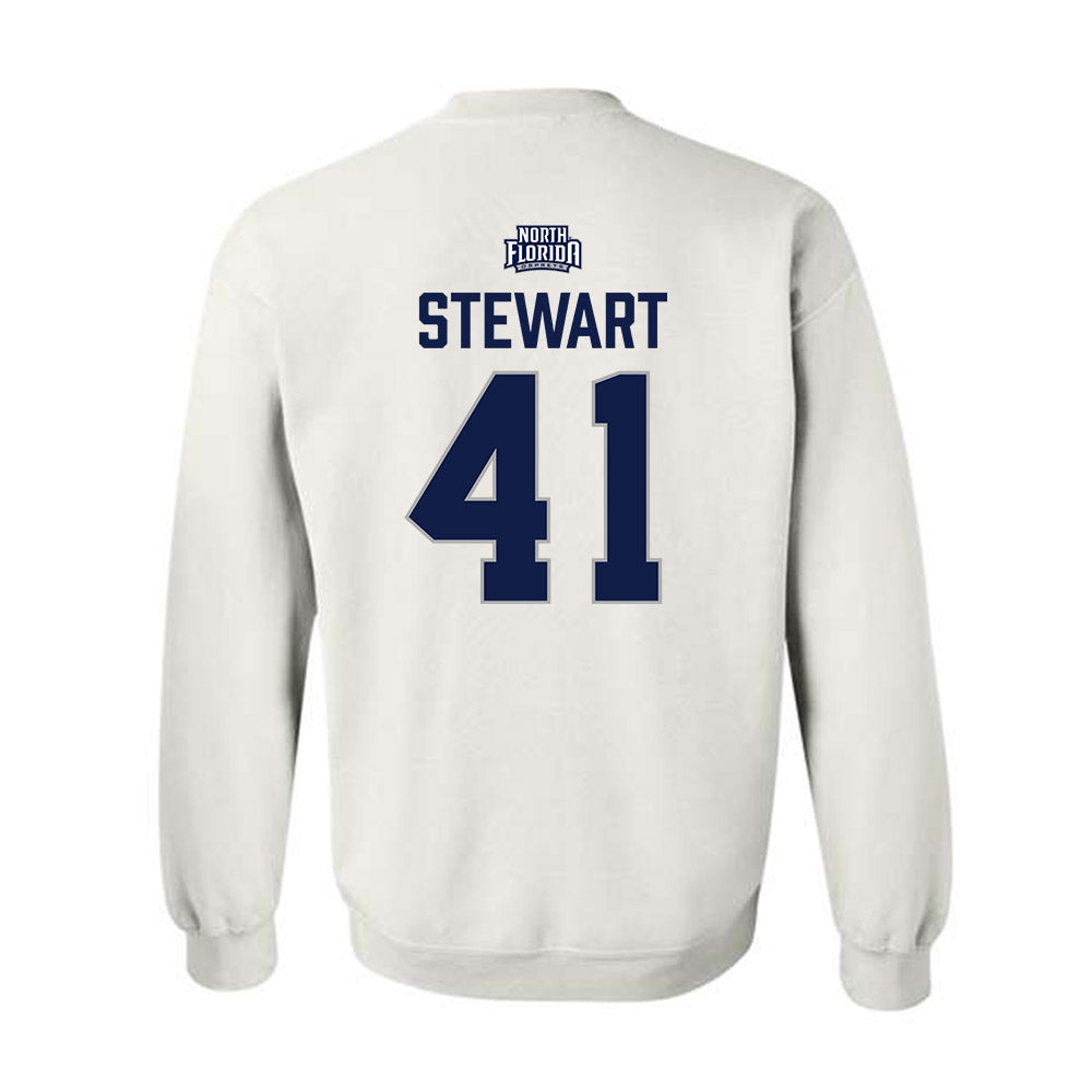 UNF - NCAA Baseball : Jeremiah Stewart - Classic Shersey Crewneck Sweatshirt-1