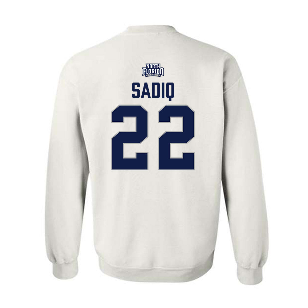 UNF - NCAA Men's Soccer : Kadin Sadiq - Classic Shersey Crewneck Sweatshirt-1