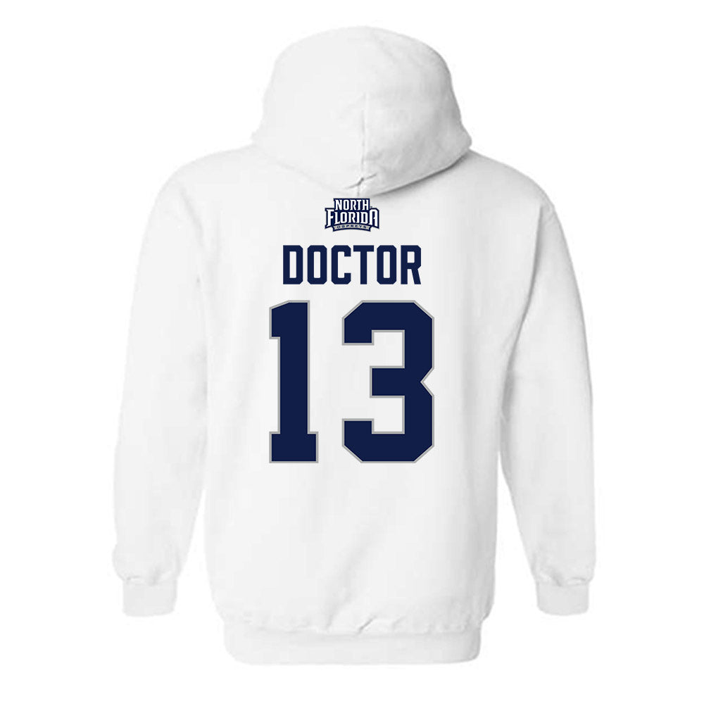 UNF - NCAA Women's Volleyball : Kaili Doctor - Classic Shersey Hooded Sweatshirt-1