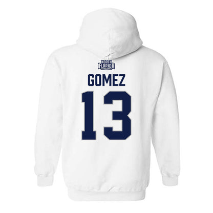 UNF - NCAA Baseball : Gialdri Gomez - Classic Shersey Hooded Sweatshirt-1