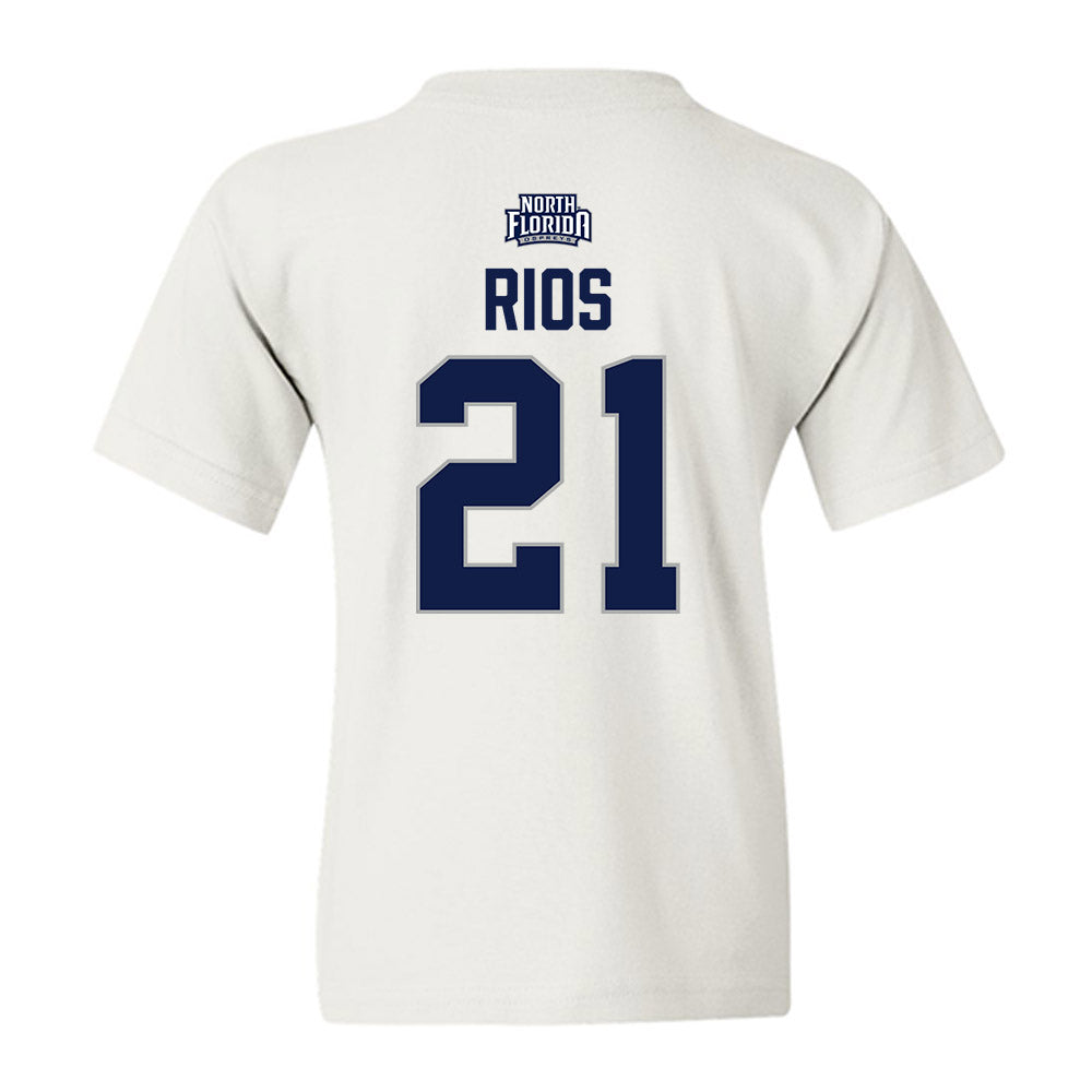 UNF - NCAA Men's Soccer : Rafa Rios - Classic Shersey Youth T-Shirt-1