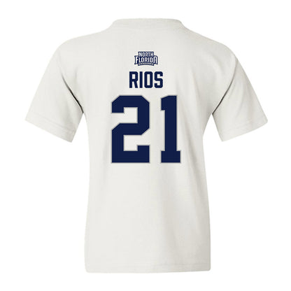 UNF - NCAA Men's Soccer : Rafa Rios - Classic Shersey Youth T-Shirt-1