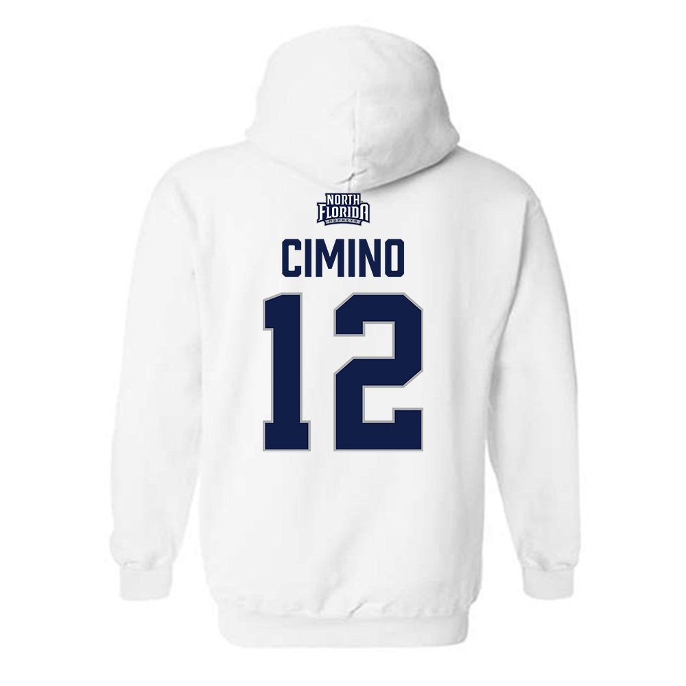 UNF - NCAA Softball : Izabella Cimino - Classic Shersey Hooded Sweatshirt-1