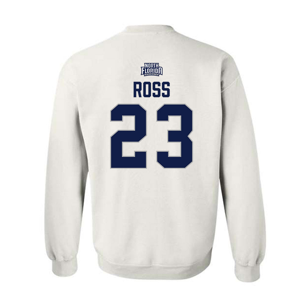UNF - NCAA Baseball : William Ross - Classic Shersey Crewneck Sweatshirt-1