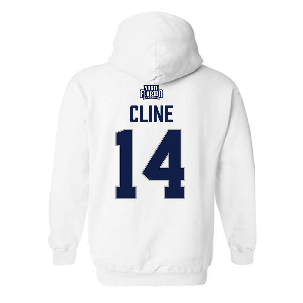 UNF - NCAA Baseball : Fletcher Cline - Classic Shersey Hooded Sweatshirt-1