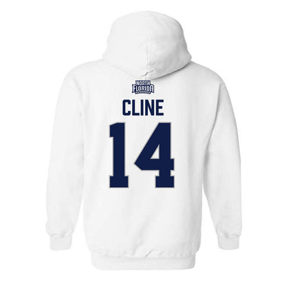 UNF - NCAA Baseball : Fletcher Cline - Classic Shersey Hooded Sweatshirt-1