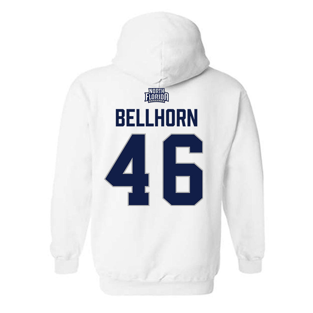UNF - NCAA Baseball : Jackson Bellhorn - Classic Shersey Hooded Sweatshirt-1