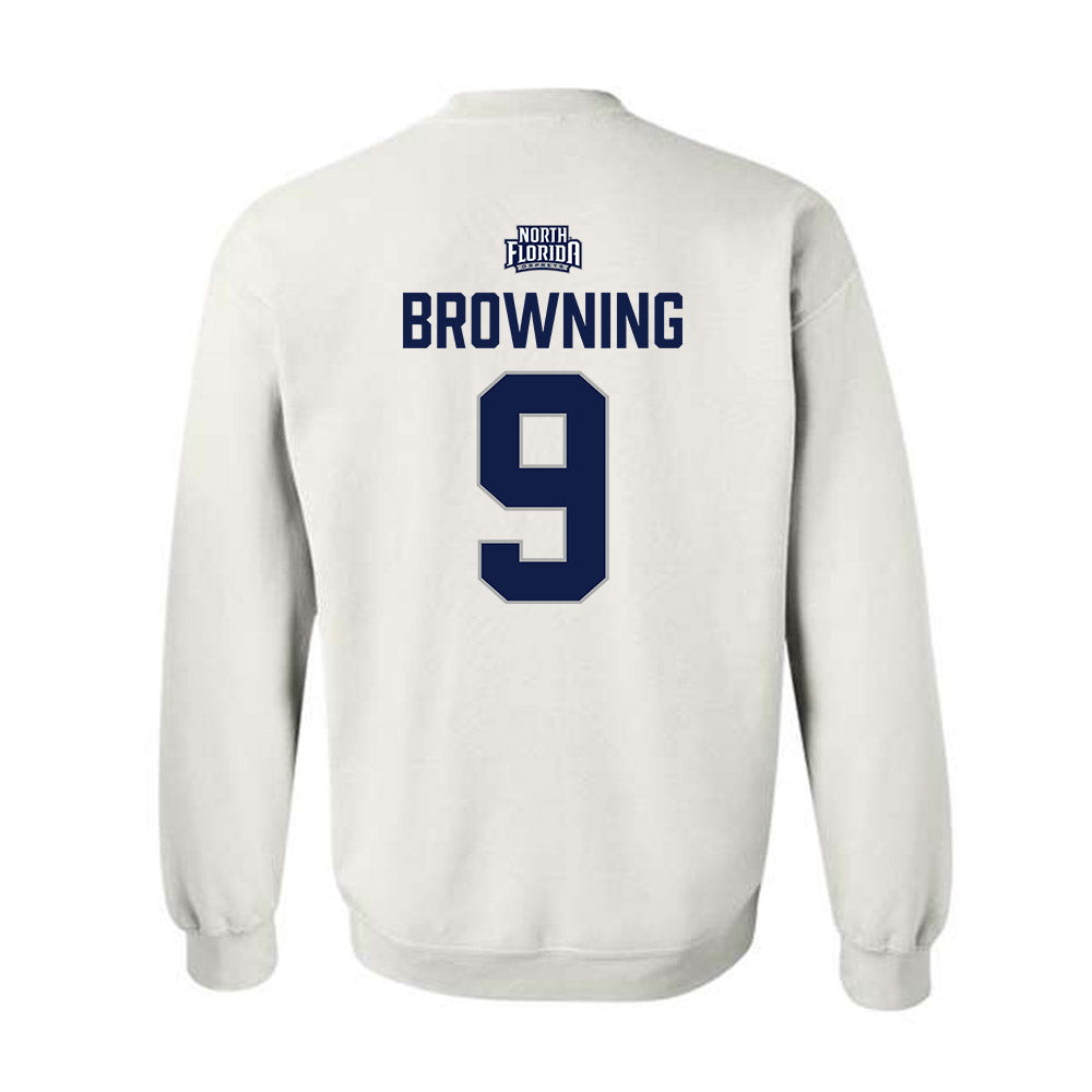 UNF - NCAA Women's Soccer : Chandler Browning - Classic Shersey Crewneck Sweatshirt-1