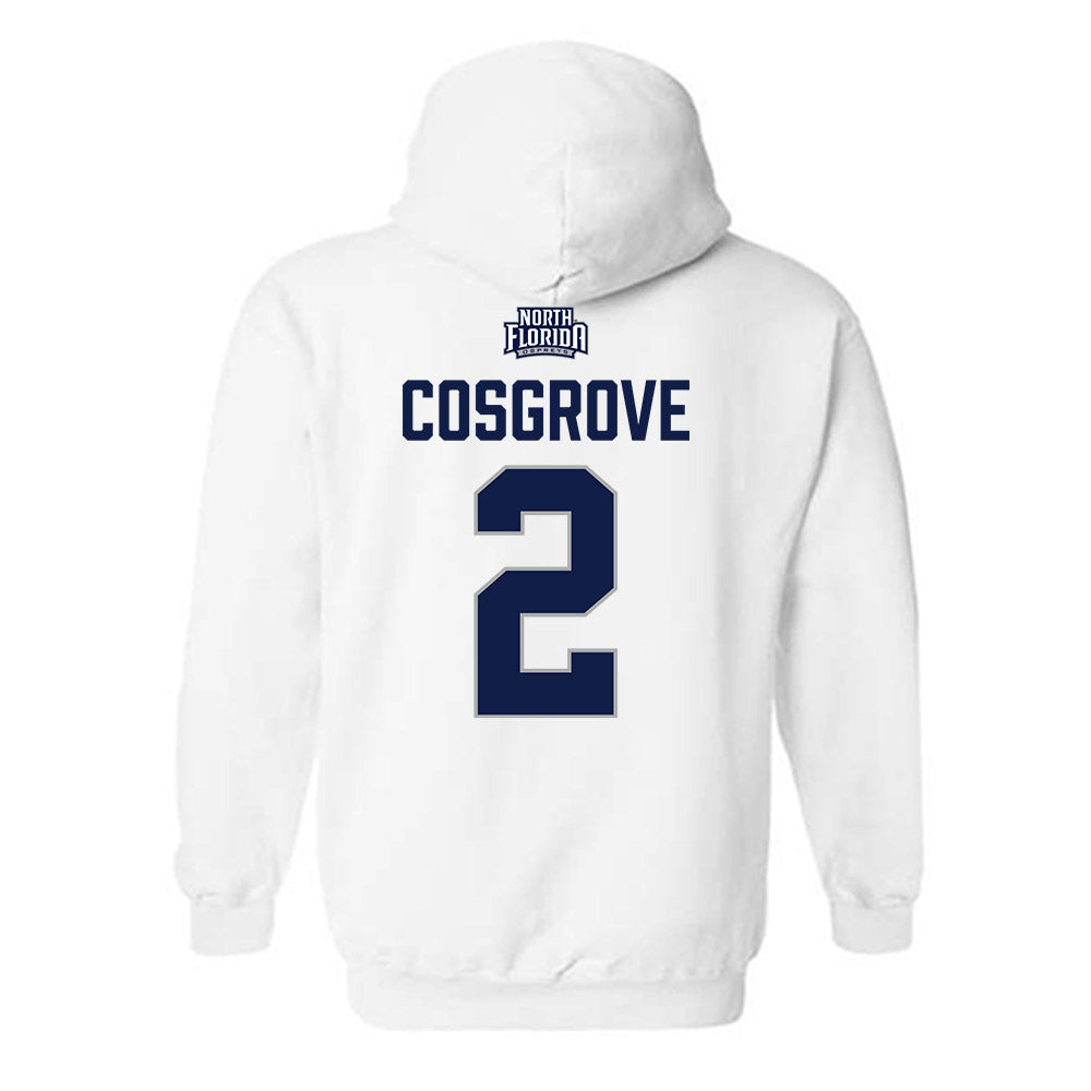 UNF - NCAA Women's Soccer : Julia Cosgrove - Classic Shersey Hooded Sweatshirt-1