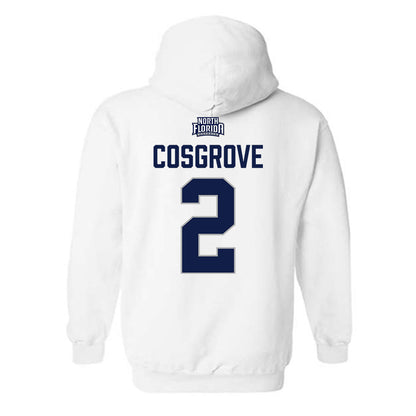 UNF - NCAA Women's Soccer : Julia Cosgrove - Classic Shersey Hooded Sweatshirt-1