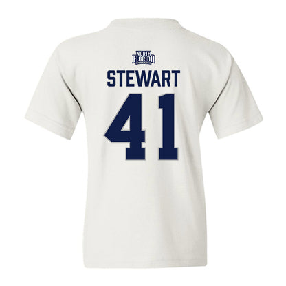 UNF - NCAA Baseball : Jeremiah Stewart - Classic Shersey Youth T-Shirt-1