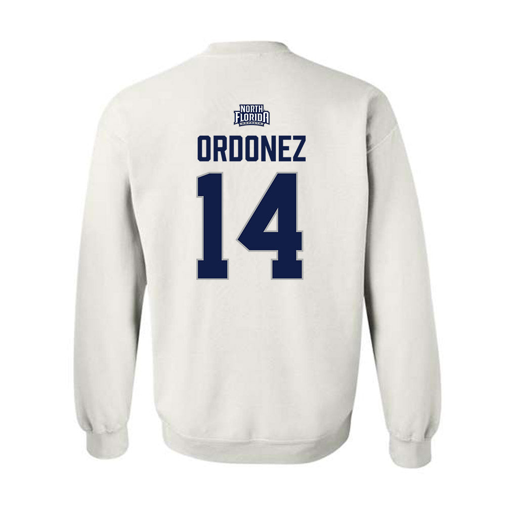 UNF - NCAA Baseball : Santiago Ordonez - Classic Shersey Crewneck Sweatshirt-1
