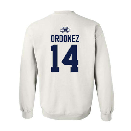 UNF - NCAA Baseball : Santiago Ordonez - Classic Shersey Crewneck Sweatshirt-1