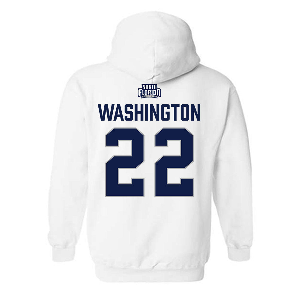 UNF - NCAA Women's Basketball : Alexa Washington - Classic Shersey Hooded Sweatshirt-1