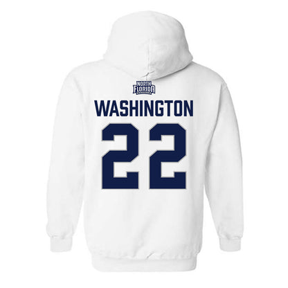 UNF - NCAA Women's Basketball : Alexa Washington - Classic Shersey Hooded Sweatshirt-1