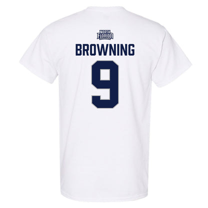UNF - NCAA Women's Soccer : Chandler Browning - Classic Shersey T-Shirt-1