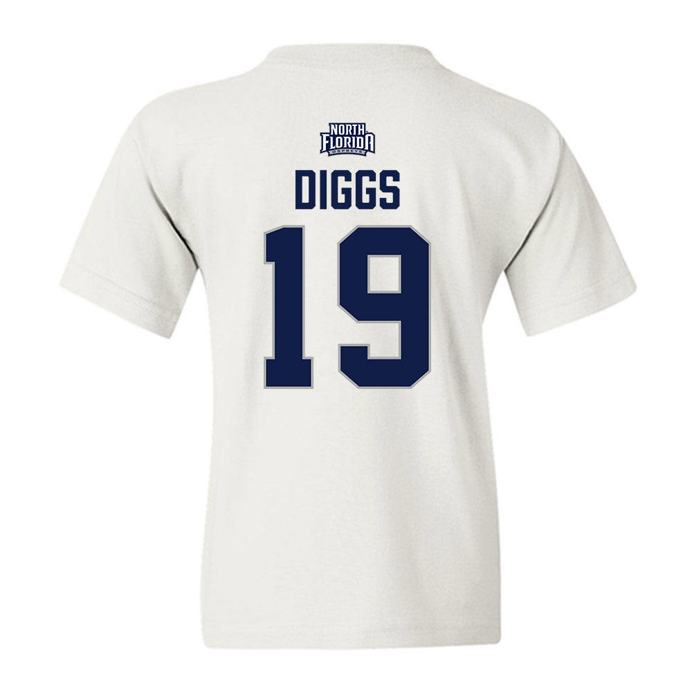 UNF - NCAA Baseball : Devin Diggs - Classic Shersey Youth T-Shirt-1