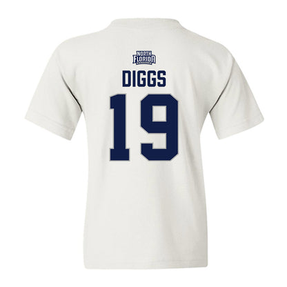 UNF - NCAA Baseball : Devin Diggs - Classic Shersey Youth T-Shirt-1