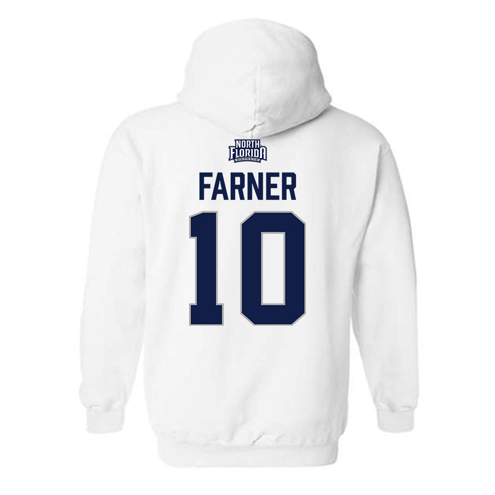 UNF - NCAA Baseball : Mathew Farner - Classic Shersey Hooded Sweatshirt-1