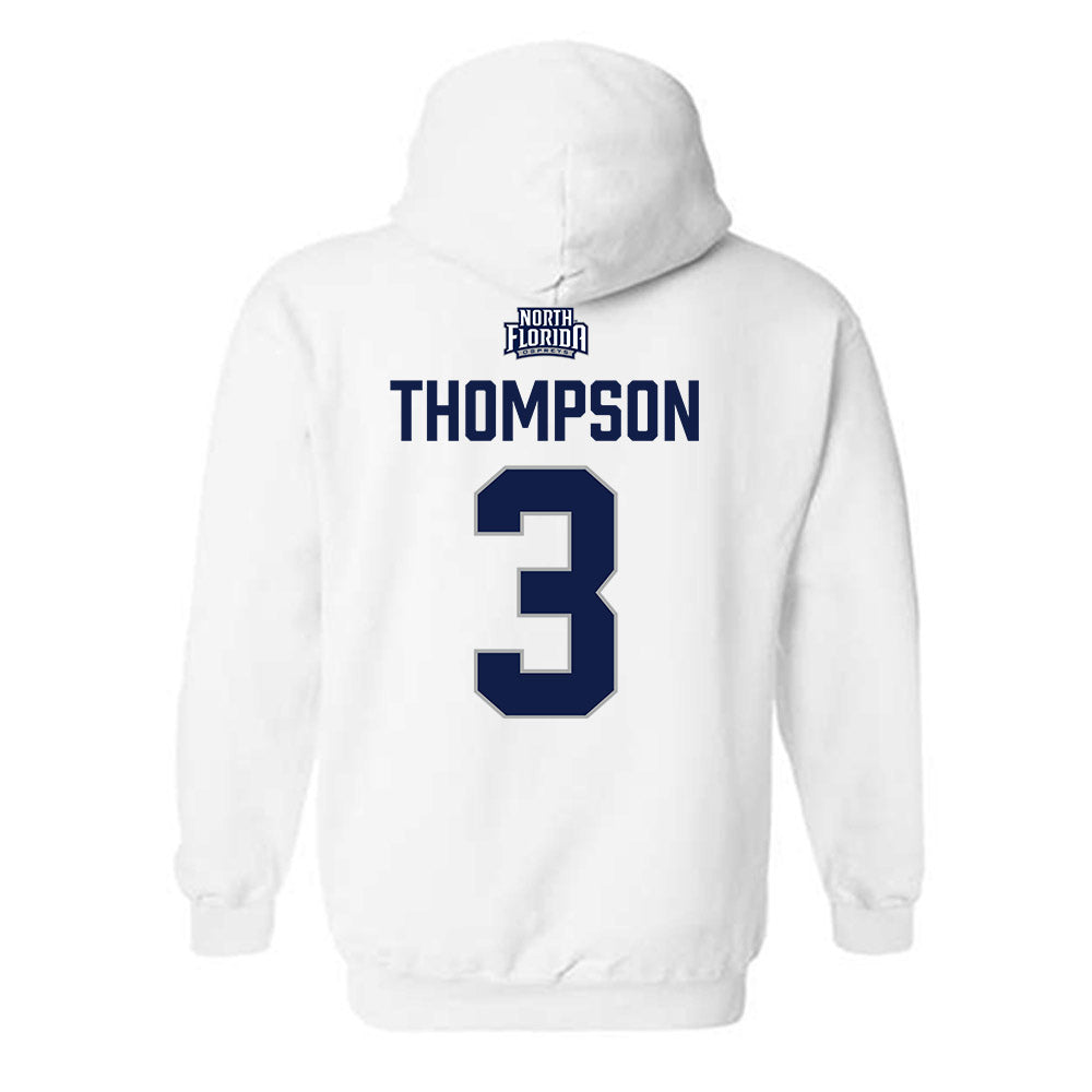 UNF - NCAA Men's Basketball : Taylor Thompson - Classic Shersey Hooded Sweatshirt-1